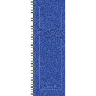 AAO Vormerkkalender 10x30cm blau 2S/1W