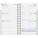Taschenkalender9x15cm 2S/1W Einlage
