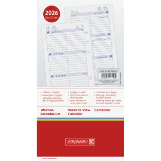 Timer filius Einlage 2Seiten/1Woche