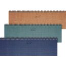 Querterminbuch 33x10cm sort 1S/1W