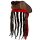 Piratenhut Dirty Jack mit Haar