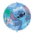 Folienballon Disney Stitch rund blau Ø46cm (Helium...