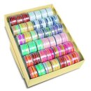 PRÄSENT Bastband Raffia Multi mehrfarbig 10m sortiert