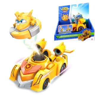 Super Wings Spinning Golden Boy & Vehicle