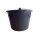 Profi Baueimer 12L Schwarz mit Liter-Skala – Robuster Maurerkübel für Zement, Mörtel, Wasser & Mehr – Ideal für Bau, Garten, Haushalt & Landwirtschaft