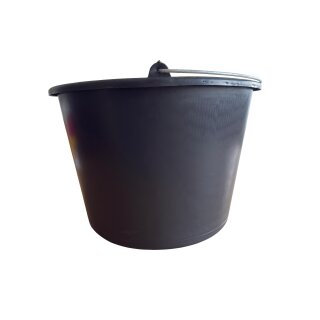 Baueimer 20L Schwarz Profiline – Robuster Allzweck-Kübel mit Liter-Skala