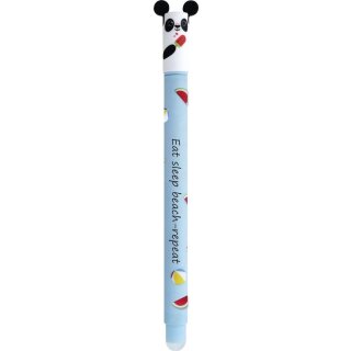 Niedlicher Panda Radierbarer Gelschreiber – Blaue Tinte 0.7mm – Ideal für Schule, Büro & Notizen – Nachfüllbar & Sauber Radierbar