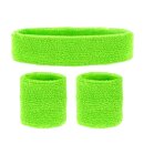 WIDMANN Schweißbänder neongrün
