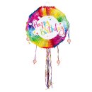 Zieh-Piñata Happy birthday (44 x 44 x 9 cm)