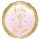 Standard 1st Birthday Girl Folienballon C40 verpackt 43 cm (inkl. Helium 2,50 €)