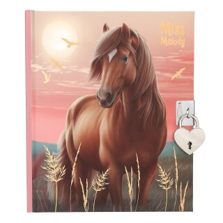 Miss Melody Tagebuch mit Stickern, Motiv 2