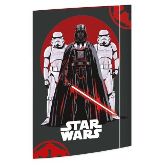 Star Wars 32 x 43 cm Gummizugverschluss, Einschlagklappen, bis DIN A3