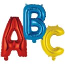 Folienballon Schulstart ABC 30x40cm nur Luftfüllung!