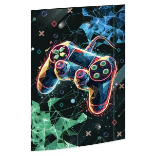 Gaming Gummizugverschluss, Einschlagklappen, bis DIN A4 24 x 33 cm