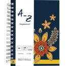 Orient Flowers 48 Blatt, 120 g/m², liniert, mit...