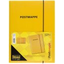 Idena Postmappe mit Gummizug PP gelb DIN A4