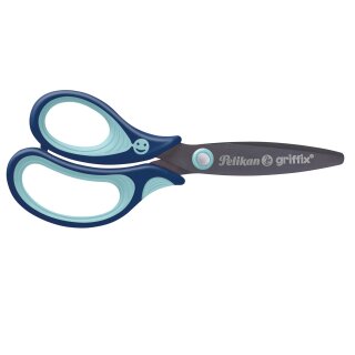AAO griffix Schulschere SC1LRO Blau
links, rund, 1 Stück in Onlineverpackung