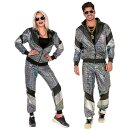 AAO "80er JAHRE SILBER REFLEKTIERENDER...