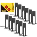 Idena Buchstützen Metall schwarz 13x10x7cm 12...