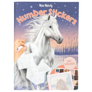 Miss Melody Number Sticker