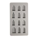 Silikon Gießform Mini Nordic Häuser