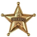 "AUTHENTISCHER SHERIFFSTERN" aus Metall