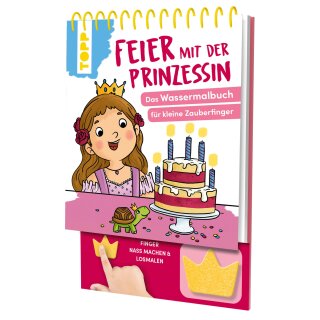 Prinzessin Wassermalbuch
