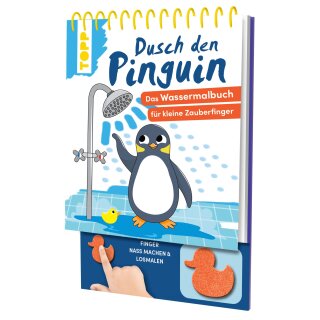 Pinguin Wassermalbuch