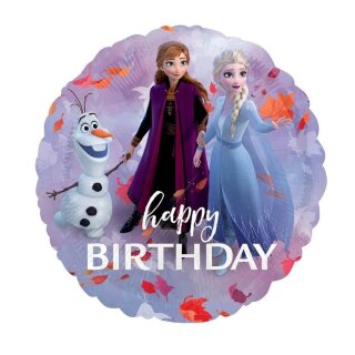 Standard Frozen 2 Happy Birthday Folienballon (inkl. Heliumpreis 2,50) 43 cm