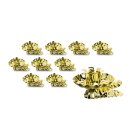 Idena Baumkerzenhalter mit Clip gold 10 Stück