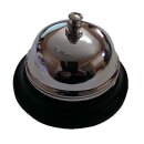 Tischklingel ca. 8,5cm Metall im Geschenkkarton