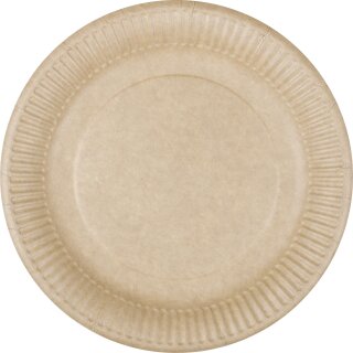Pappteller natur Ø23cm 20 Stück