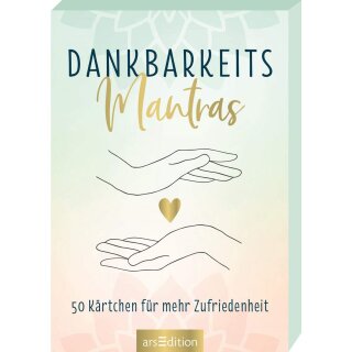 Dankbarkeitsmantras Karten