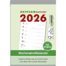 ZETTLER Wochenabreißkalender 2026 105x146mm
