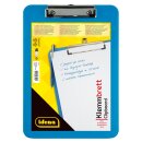 Idena Klemmbrett f.A4, transluzent blau