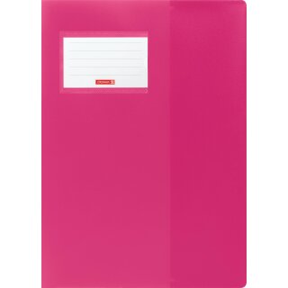 Hefthülle A4 FACT!pp pink mit Namensschild