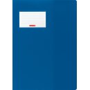 Hefthülle A4 FACT!pp blau mit Namensschild