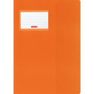 Hefthülle A4 FACT!pp orange mit Namensschild