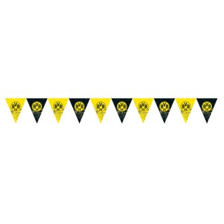 Wimpelkette BVB Dortmund Plastik 400 x 19,5 cm