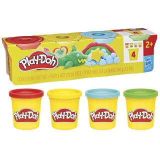 Play-Doh Spielknete 4er Set klassische Farben