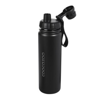 Isolierte Edelstahl-Trinkflasche, Black