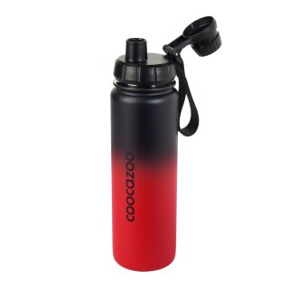 Isolierte Edelstahl-Trinkflasche, Gradient Red