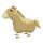 Walking Balloon Pferd Folienballon (inkl. Helium 7 €) 54 cm x 96 c