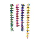 4 Rotorspiralen Konfetti Folie 5 x 60 cm