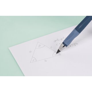 Bleistift REMOVE Longline - Colour Code Denim - Radierbar - Bruchsichere Mine - Kein Anspitzen - Dreikant - Für Rechts- & Linkshänder