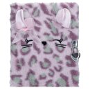 TOPModel COSY CAT Tagebuch mit Schloss Flieder