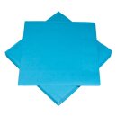 Servietten uni 3-lagig türkis 33x33cm 20 Stück