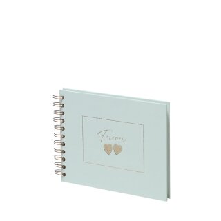 Forever, Green - Wire-o-Fotoalbum 40/195x145 mm, HF gold