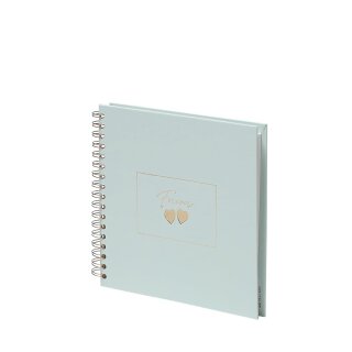 Forever, Green - Wire-o-Fotoalbum 60/230x230 mm, HF gold