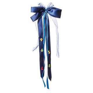 Nestler Schultütenschleifen dunkelblau/hellblau 23x50cm